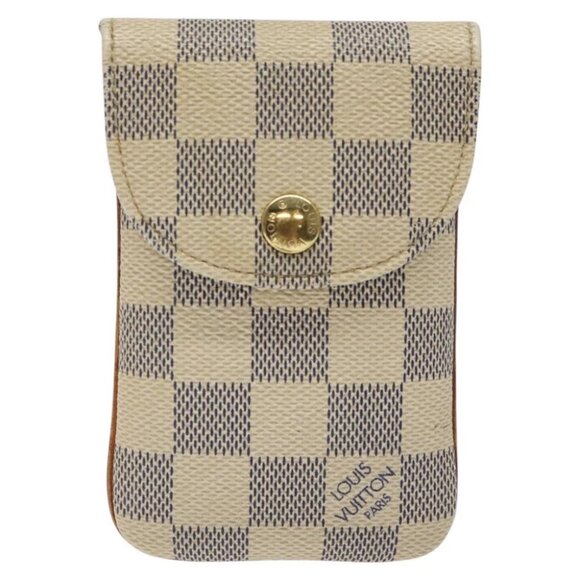 LOUIS VUITTON Damier Azur Etui Telephonne MM Cell Phone Case - Picture 2 of 15